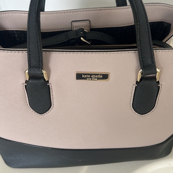Tan and Black Kate Spade Purse LIKE NEW - Picture 2 of 6